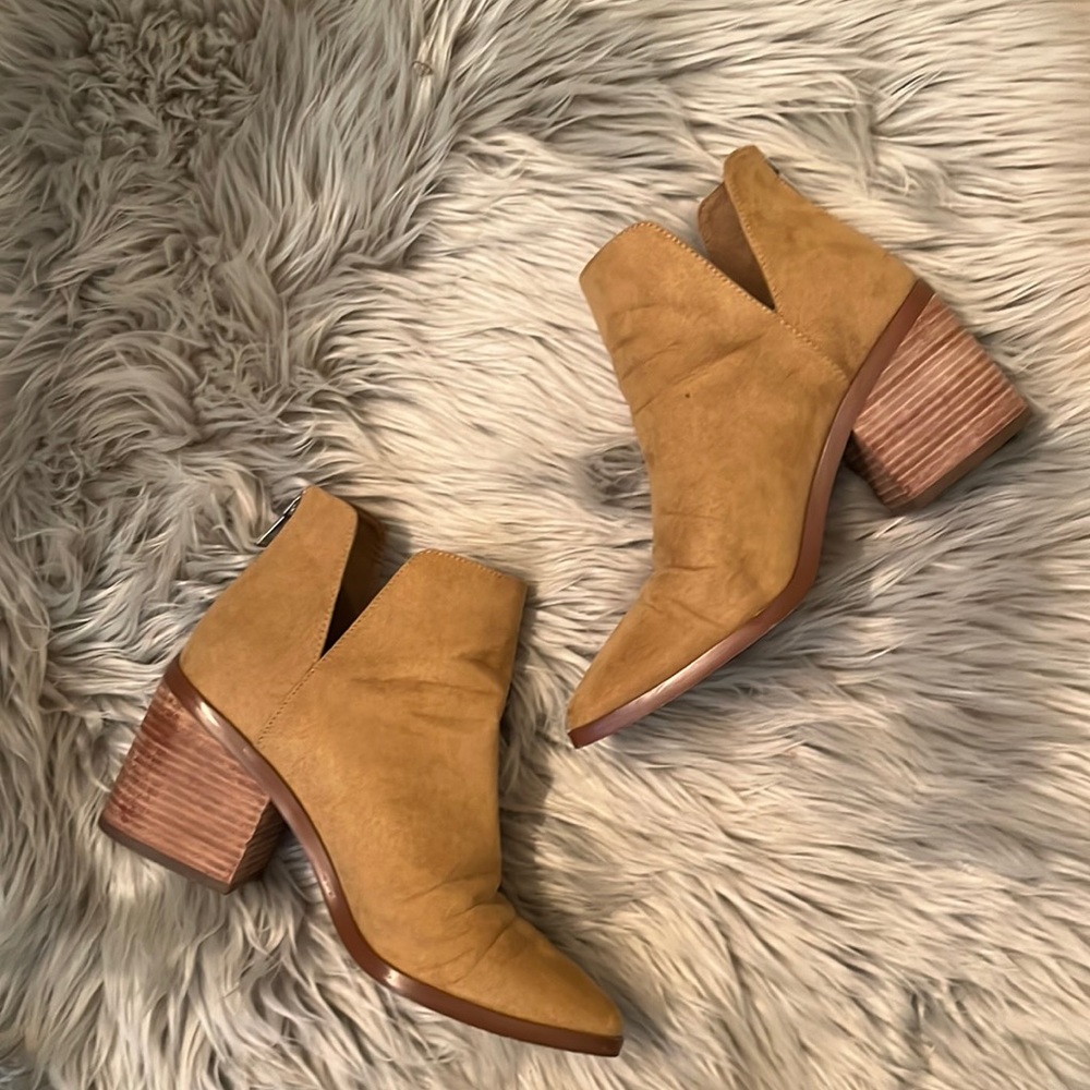BP Faux Suede Ankle Boots